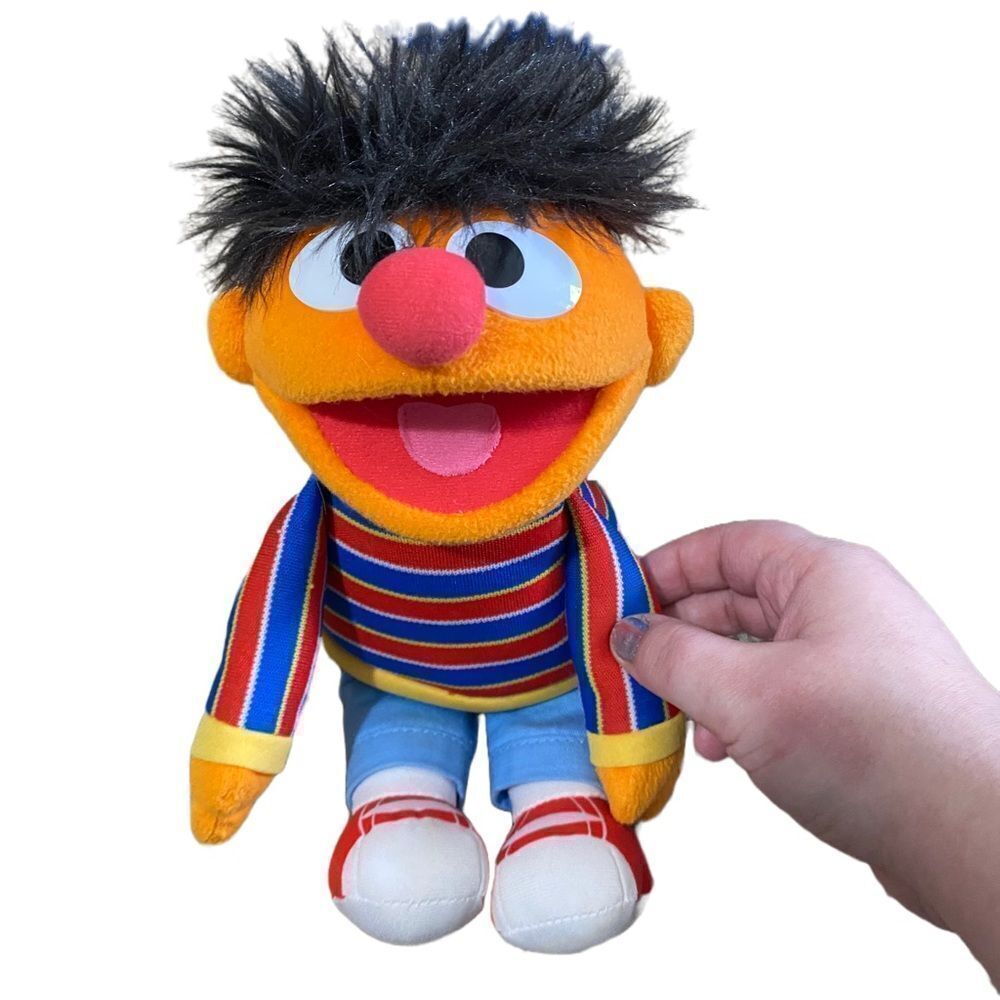Vintage Y2K Ernie Sesame Street Stuffed Animal